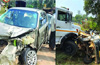 Kundapur: Overspeeding leads to serial mishap; vehicles damaged